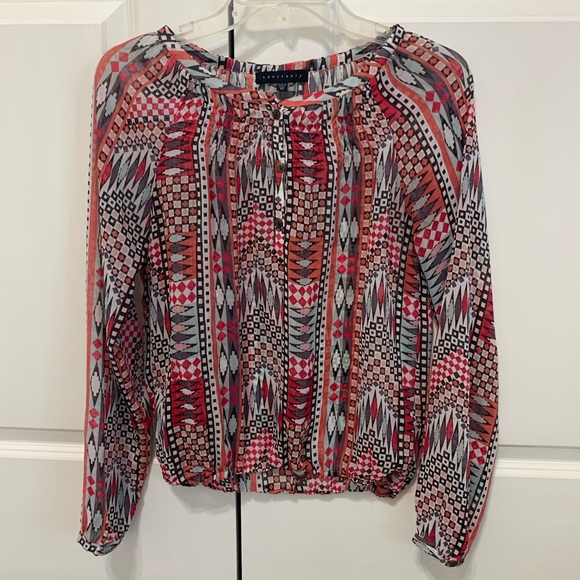 Sanctuary Aztec Print Blouse - Picture 1 of 3